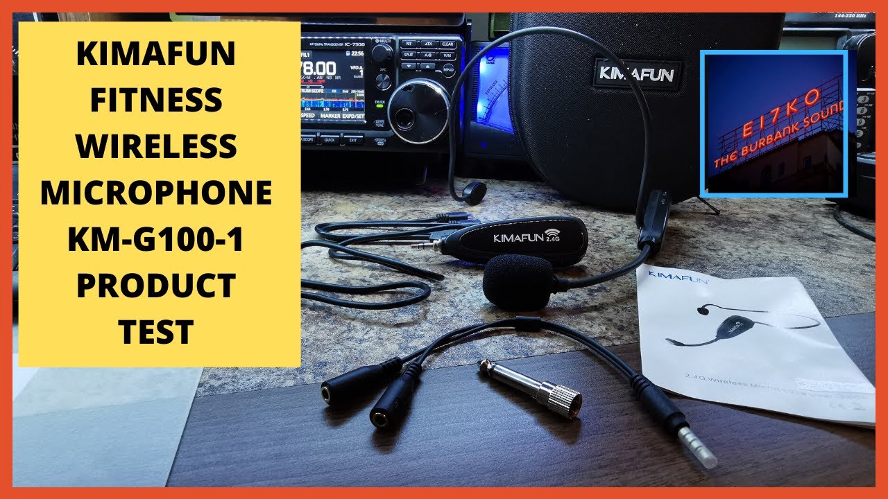 KIMAFUN Fitness Wireless Microphone KM-G100-1