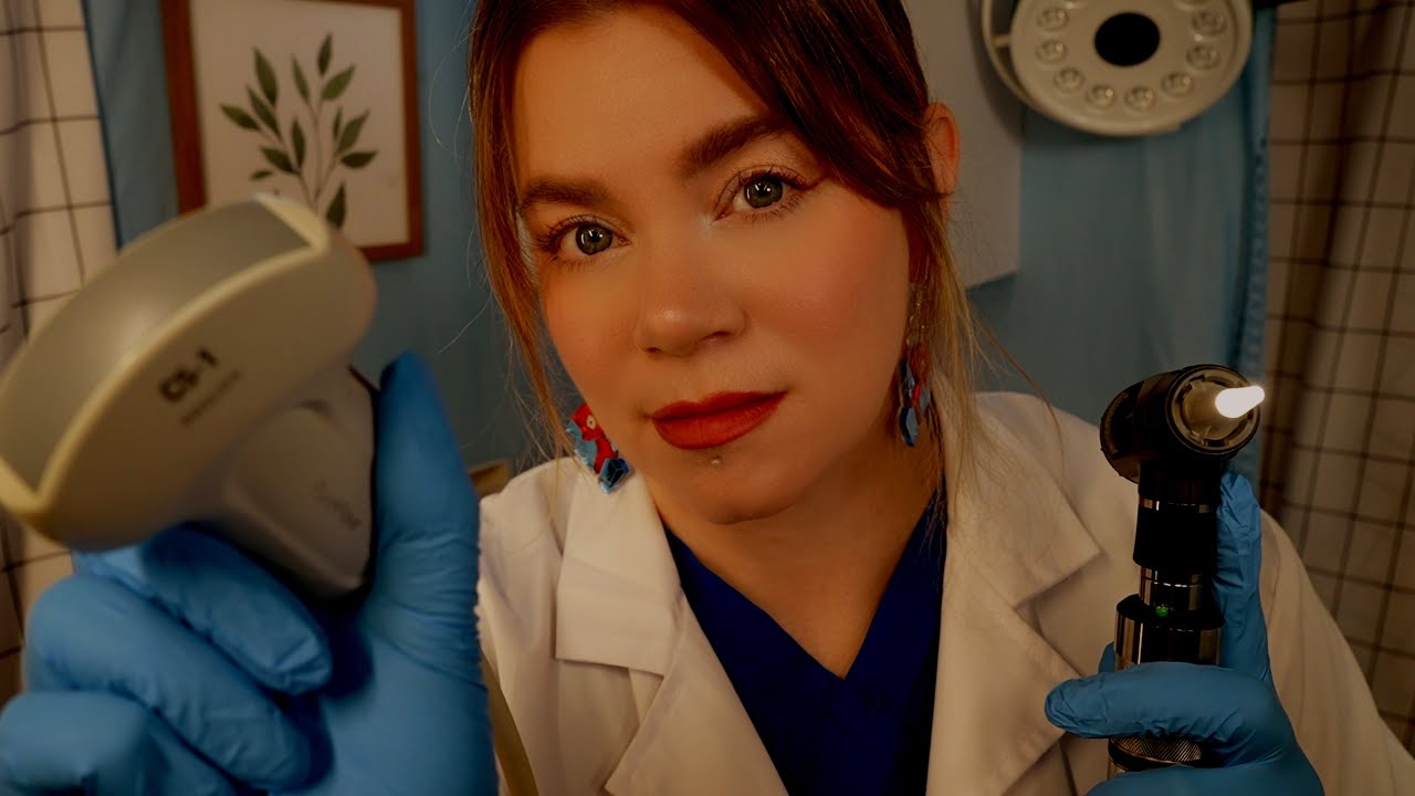 ASMR👂 Ear Exam & Ultrasound 👂 | Medical Roleplay, Intense Sounds