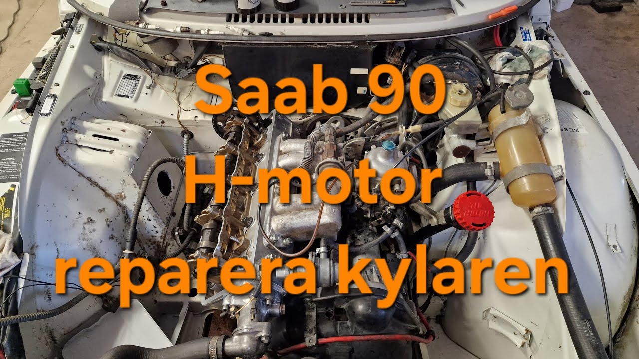 Laga kylaren med enkla knep. Saab 90 färdigställer motorn efter renovering.