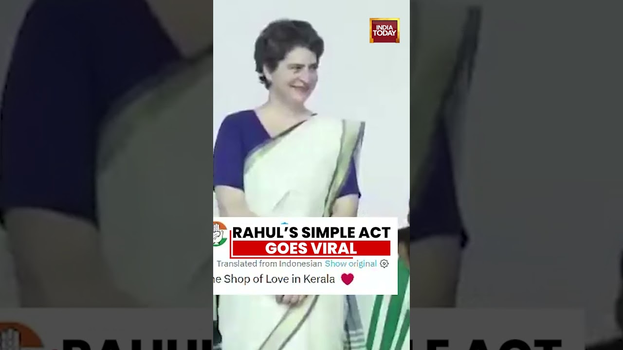 Congress Leader Rahul Gandhi&rsquo;s Humble Gesture At Kerala Oath Ceremony Wins Hearts #shorts