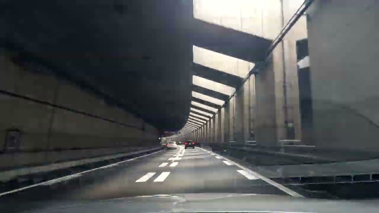 外環道の千葉区間　～トンネルだけどトンネルじゃない半地下区間～