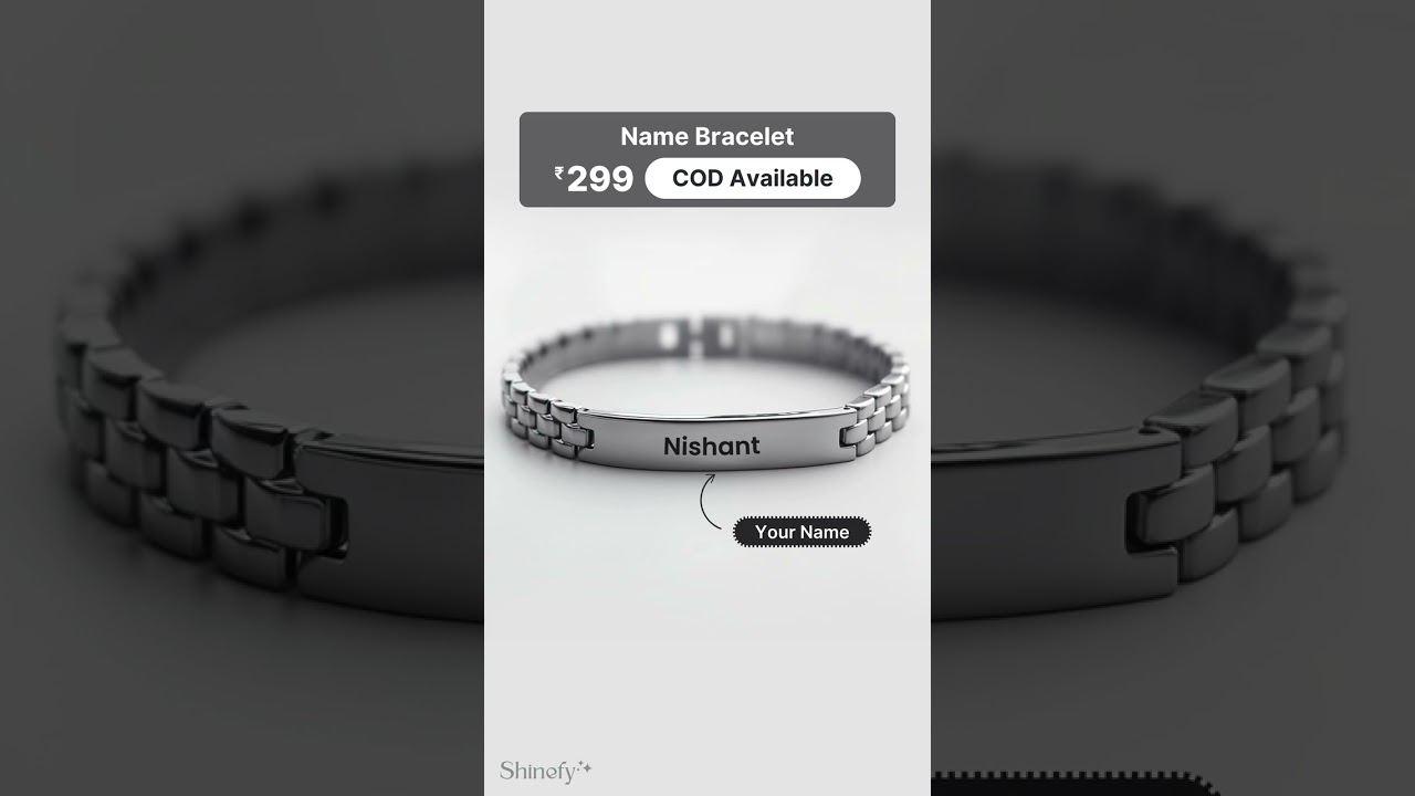 Personalized Engraved Bracelet for Men & Women
