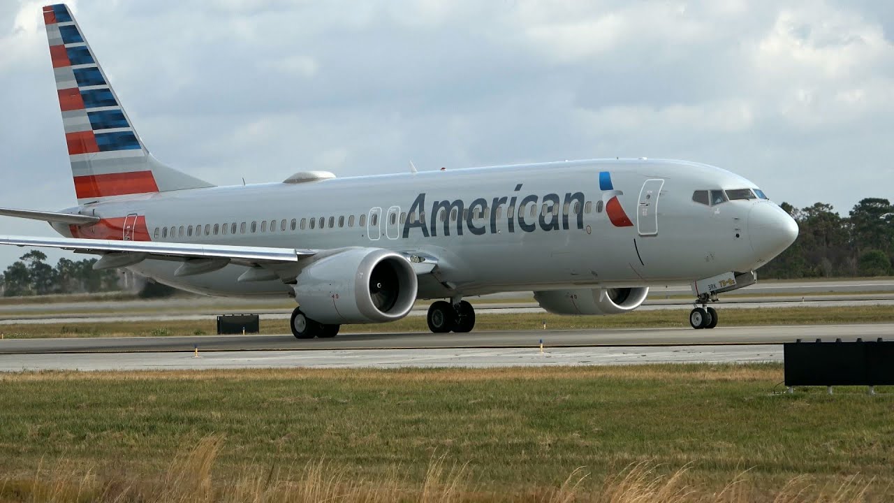 [4K] PLANE SPOTTING Morning Flights AA 737 MAX 8 ORLANDO INTERNATIONAL AIRPORT (MCO) 01/08/21.
