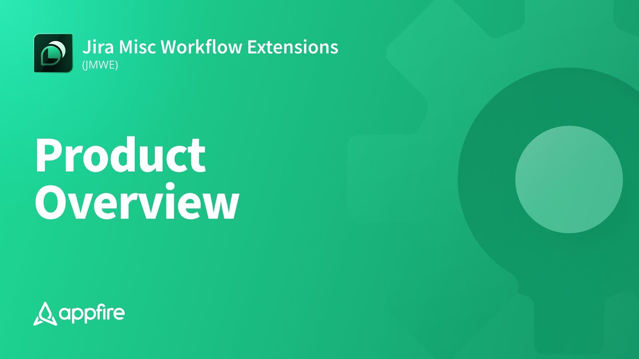 Jira Misc Workflow Extensions (JMWE) in under 2 minutes
