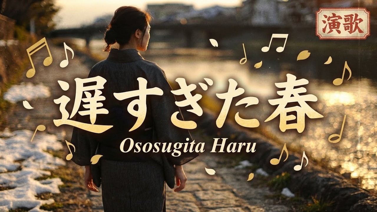 遅すぎた春（Ososugita Haru）｜心に沁みる演歌
