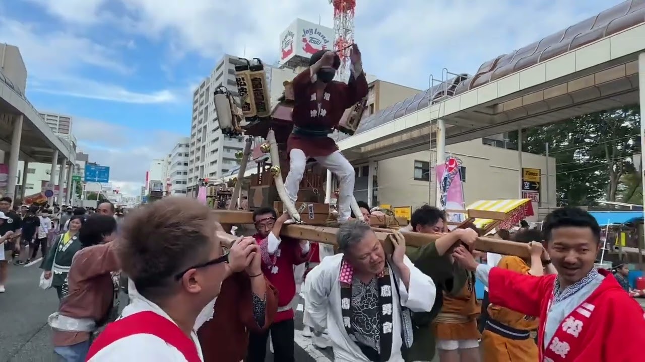 令和五年沼津夏祭り市政100周年記念神輿パレード