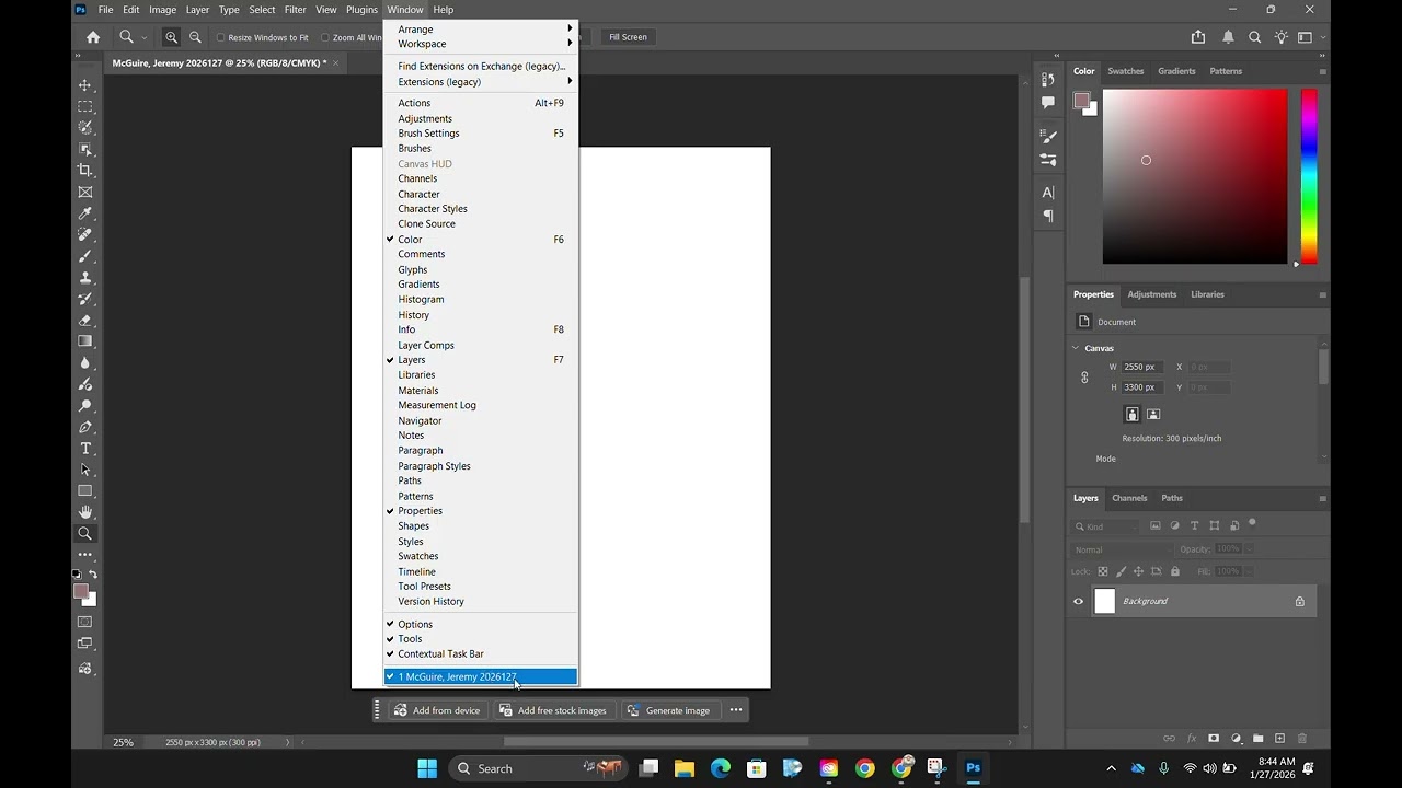 McGuire Media Photoshop Navigation