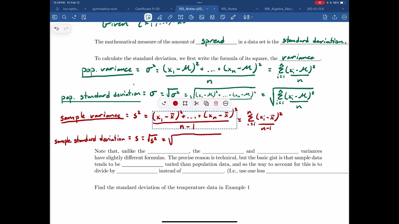 3.2: Measures of Spread