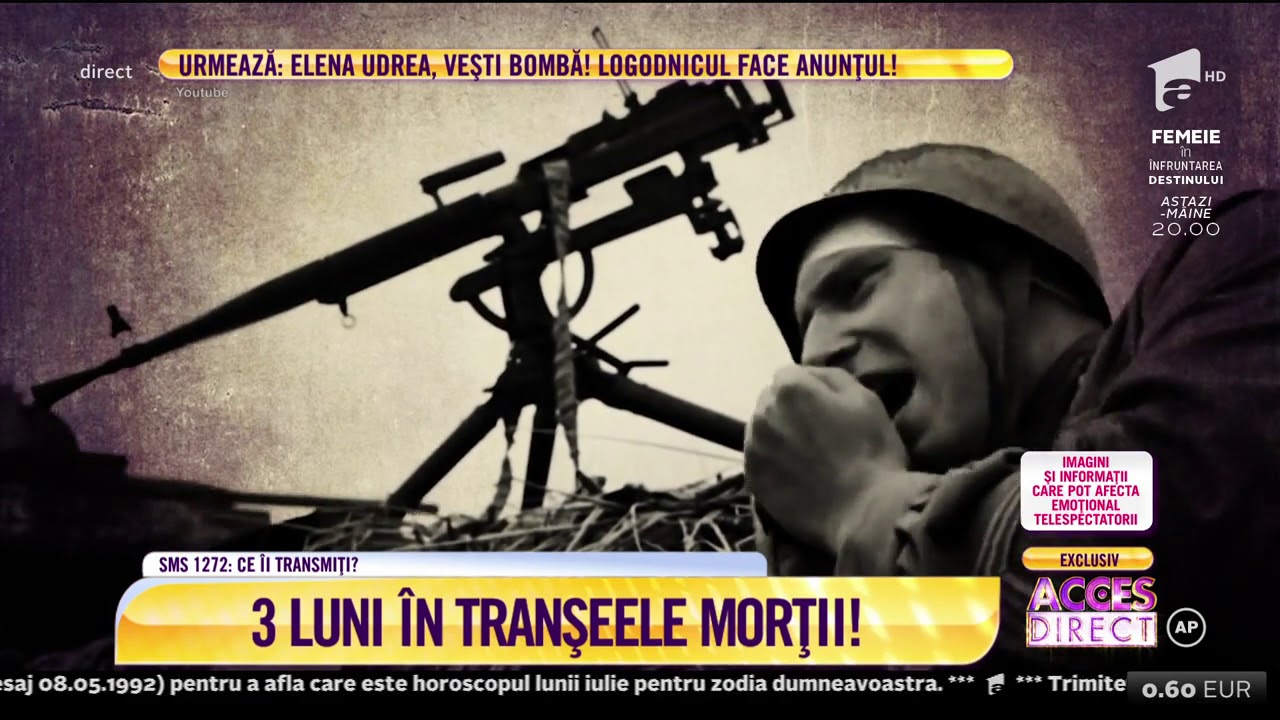 Dumitru Diță a luptat în cel de-al doilea rãzboi mondial!