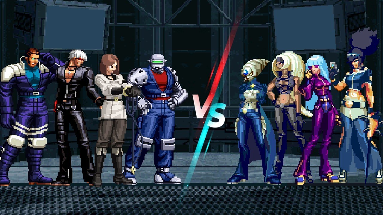 K Dash Team vs Kula Diamond Team [Kof2002 Mugen]