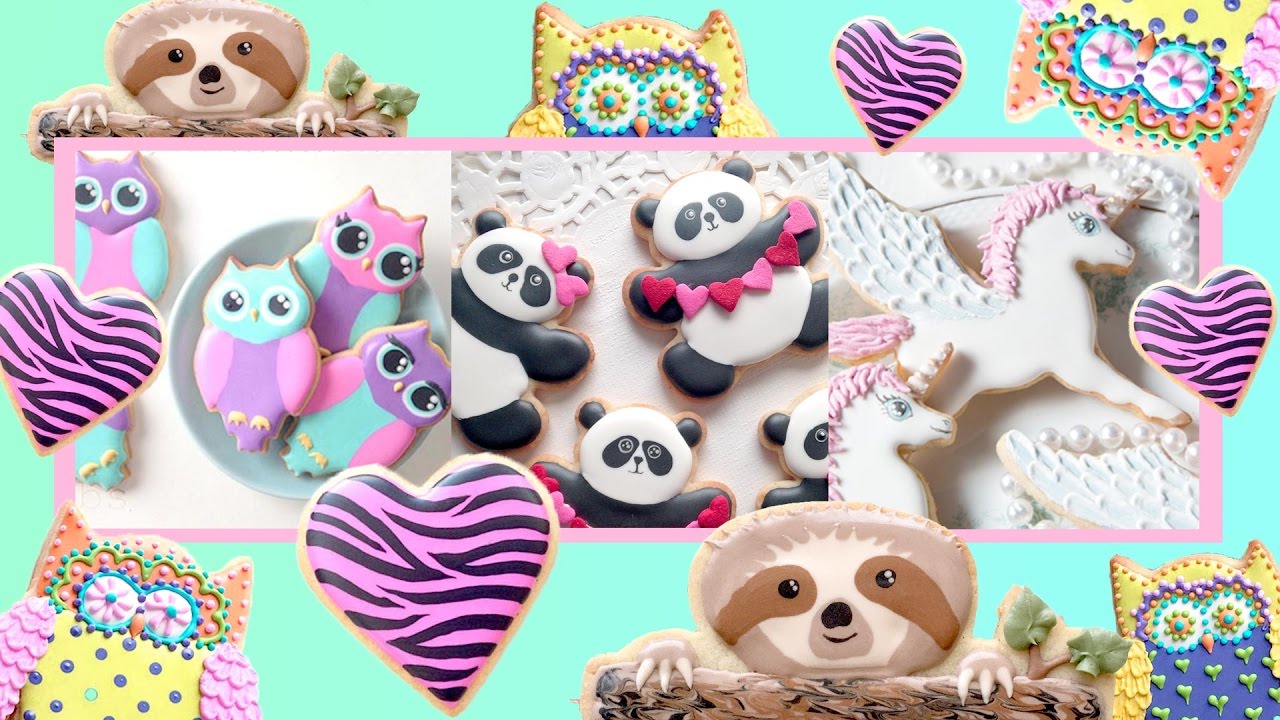 ADORABLE ANIMALS! Cookie Decorating Compilation by SweetAmbs