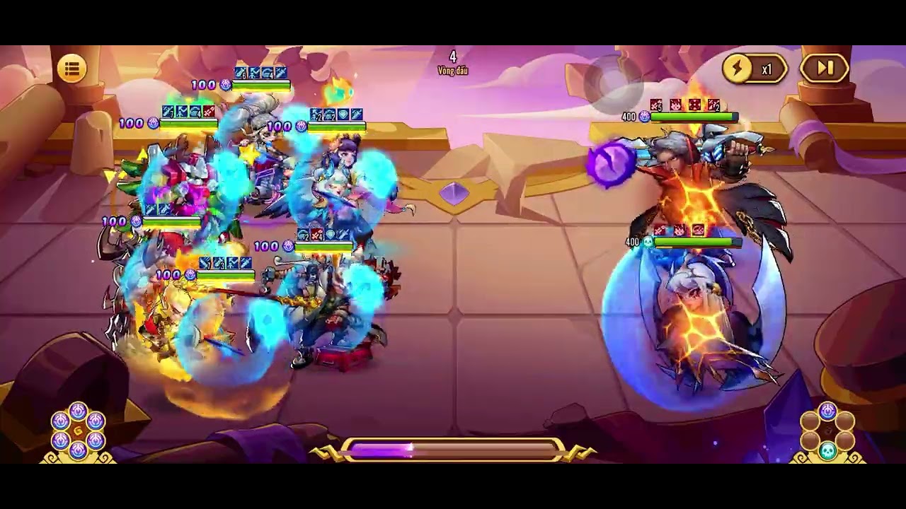 Game idle heroes Đánh màn cùng vulca và ngộ khỉ apen 
