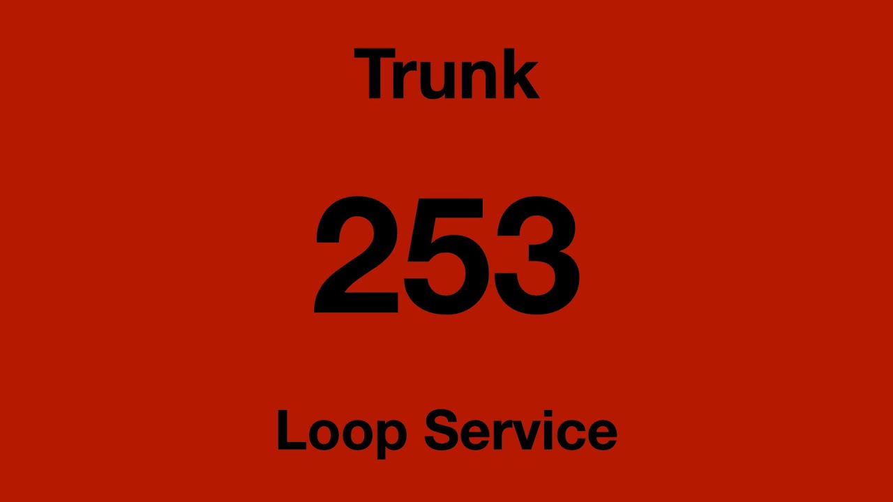 [SMRT Buses] Trunk Bus Service 253 Hyperlapse