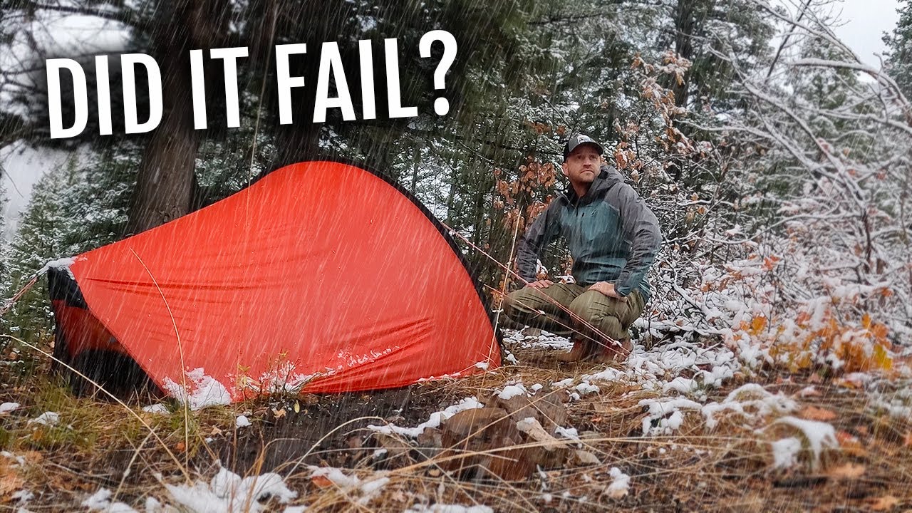 Testing My Cold Weather Gear In The Rain and Snow!