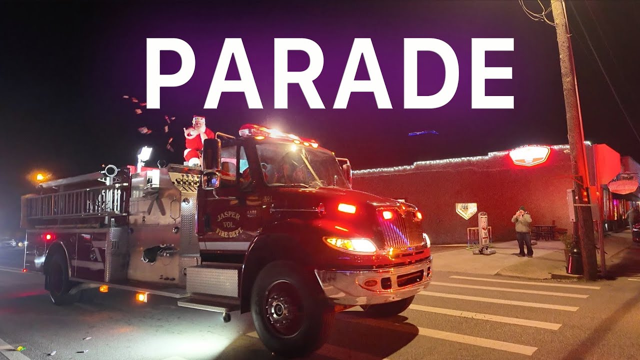 Jasper Arkansas 2025 Christmas parade