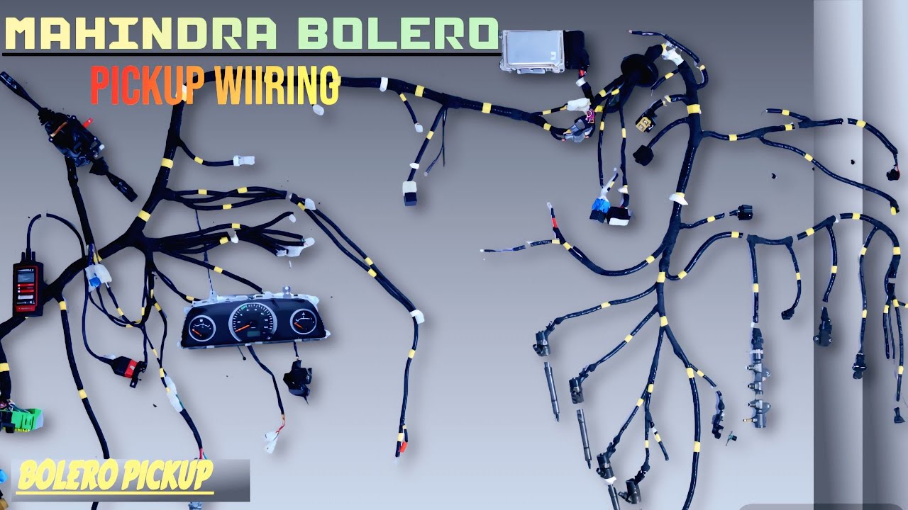 Mahindra bolero pickup wiring || bolero pickup wiring kit