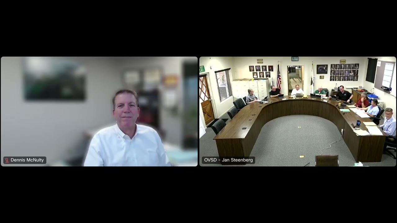 OVSD - Regular Board Meeting - September 22nd, 2025
