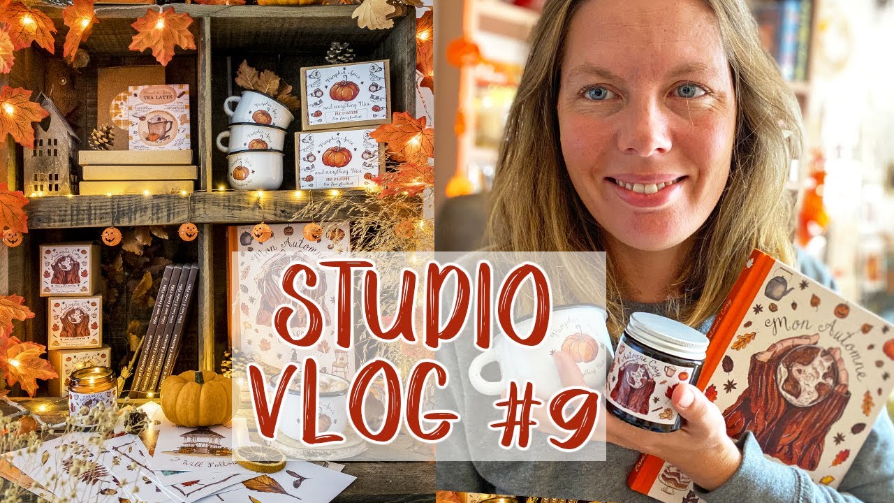 🍁 STUDIO VLOG #9🍁 Préparation de la vente et CRASH du site !