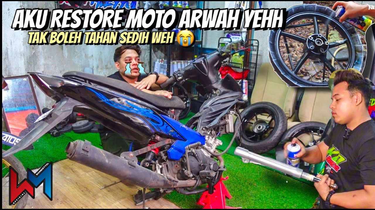 Sedih Tengok Moto Arwah Yeh 🥲 JOM LIHAT WAN CANTIKAN BALIK MOTO ARWAH SAHABAT BAIK BELIAU! 🔥