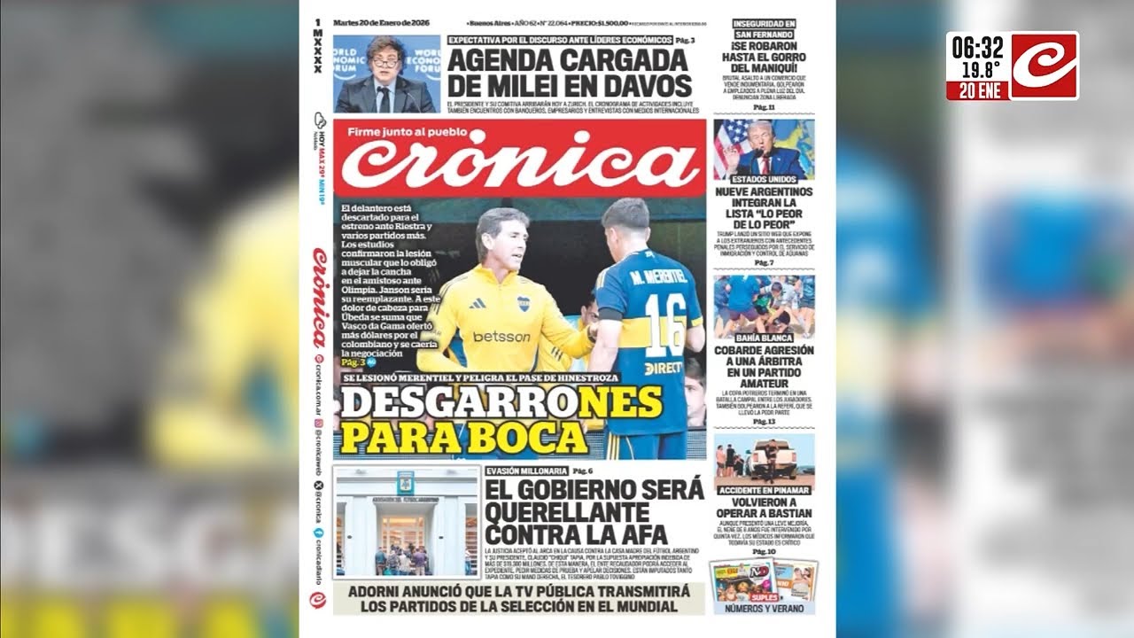 Desgarrones para Boca: se lesionó Merentiel y peligra el pase de Hinestroza
