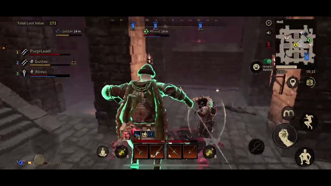 Abyss of Dungeons Rogue PvP 1v3