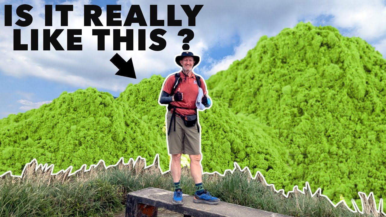 MATCHA MOUNTAIN - Tackling Taiwan’s Holiest Hiking Trail 🙏礁溪一日遊：抹茶山/聖母登山步道+世界上做大的花生捲！(有中文字幕)