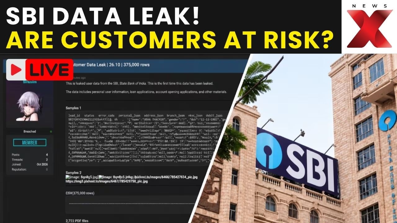 SBI Data Leak LIVE: Names, Phone Numbers And Addresses Of Customers Reportedly Exposed