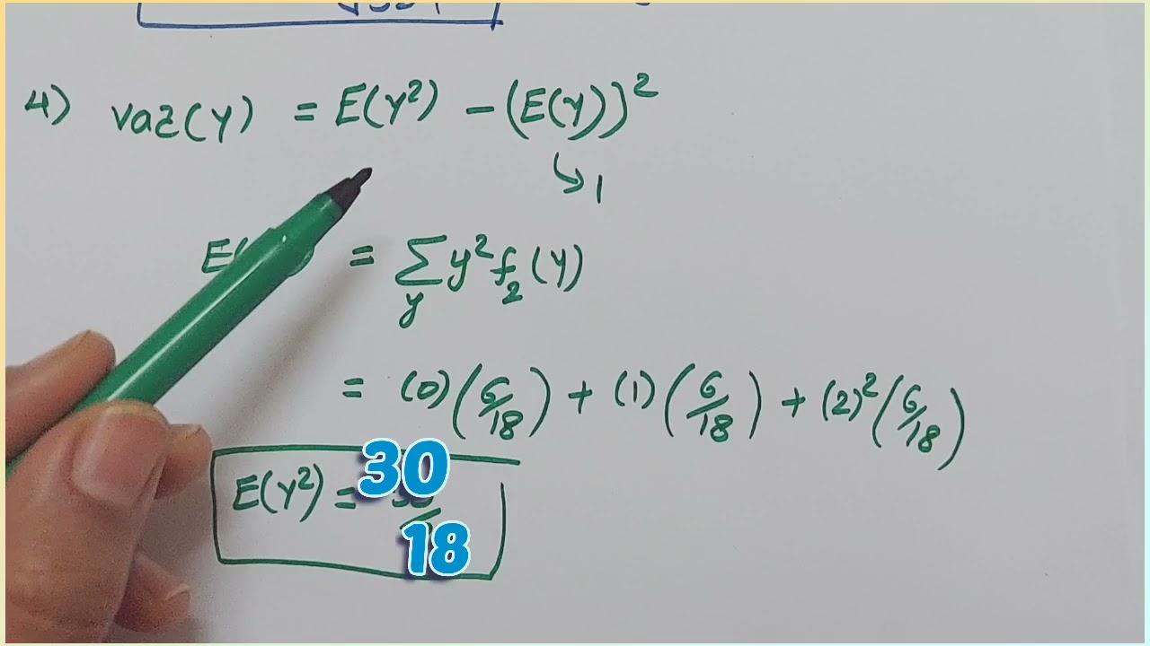 Conditional Expectation of Discrete R.V., ||Find Variance, Coveriance and Coefficient of correlation