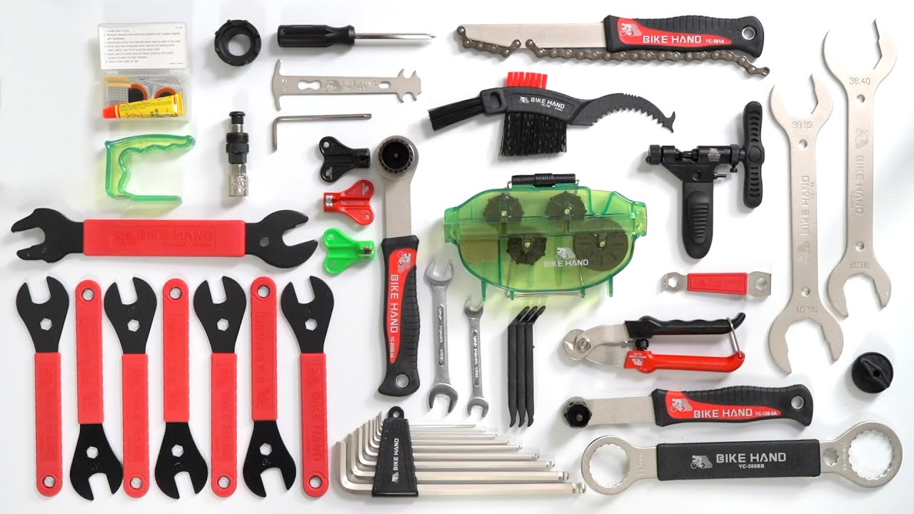 BIKEHAND YC-748 Complete 37 Piece Bike Bicycle Repair Tools Tool Kit Set