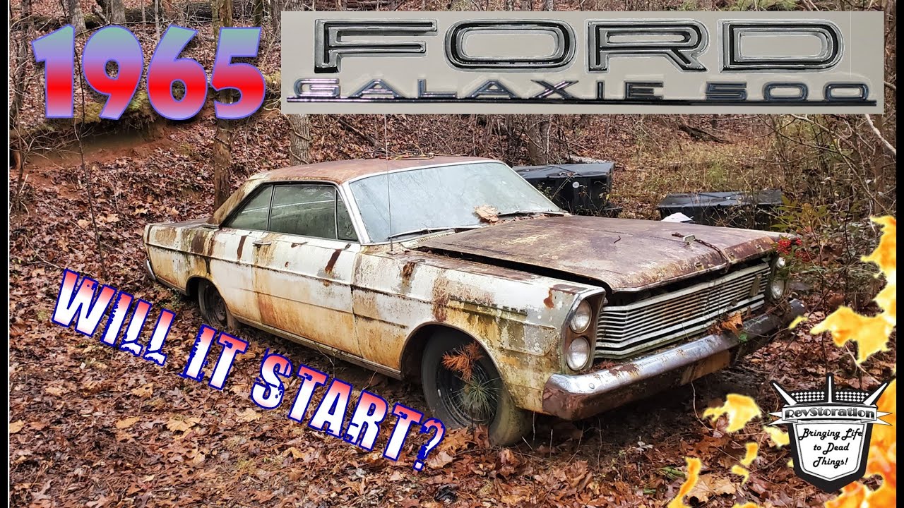 First Start in 30 Years? 1965 Ford Galaxie 500 Resurrection: Will She Run? Revival - Ole Man Update