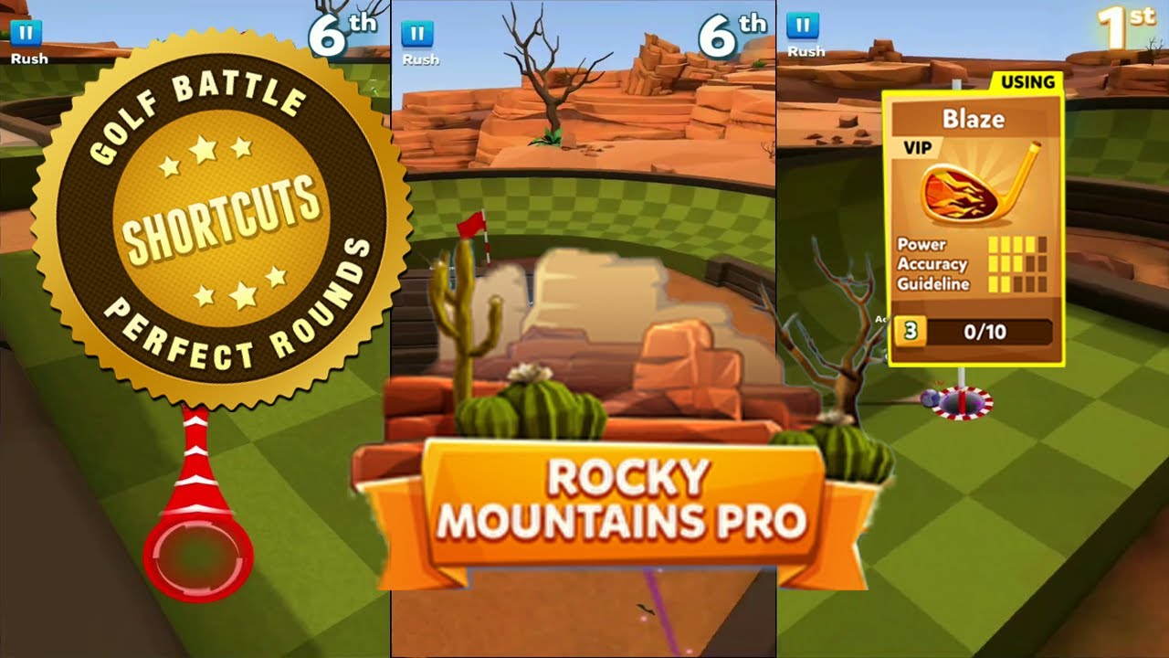 Golf Battle | Rocky Mountains | 4 Power Club | Tips, Tricks & Shortcuts