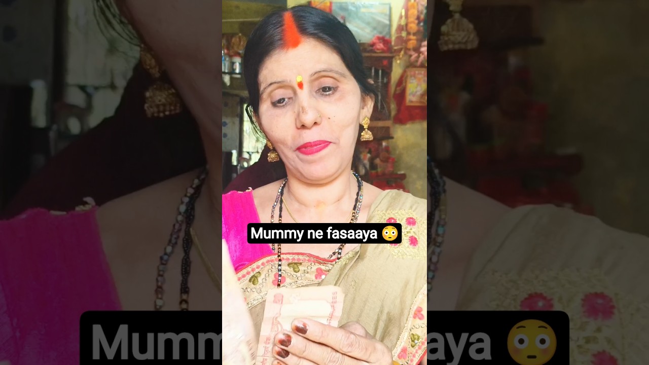 Mummy ne aisa fasaaya😳😂