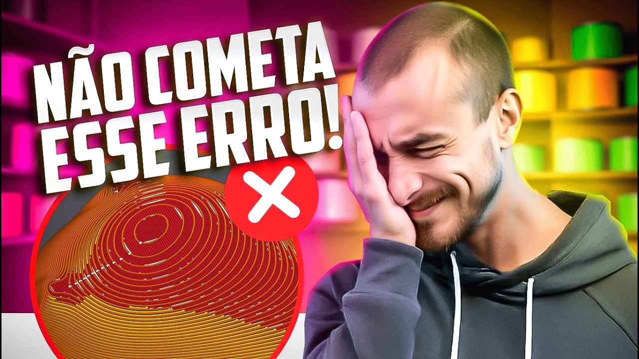 Problemas na CAMADA de TOPO da sua IMPRESSÃO 3D - RESOLVA DE FORMA FACIL