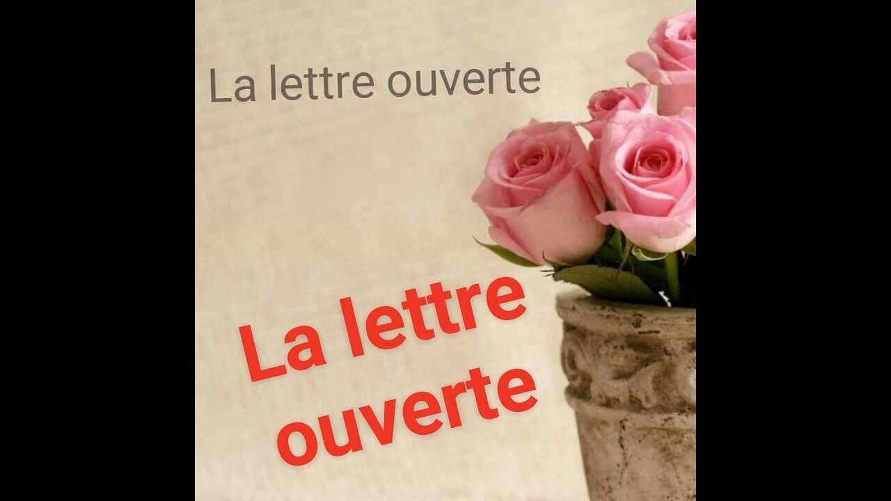 la lettre ouverte الاسئلة المتوقعة  لاختبار الرسالة المفتوحة (للسنة الاولى ثانوي)الثلاثي الثاني