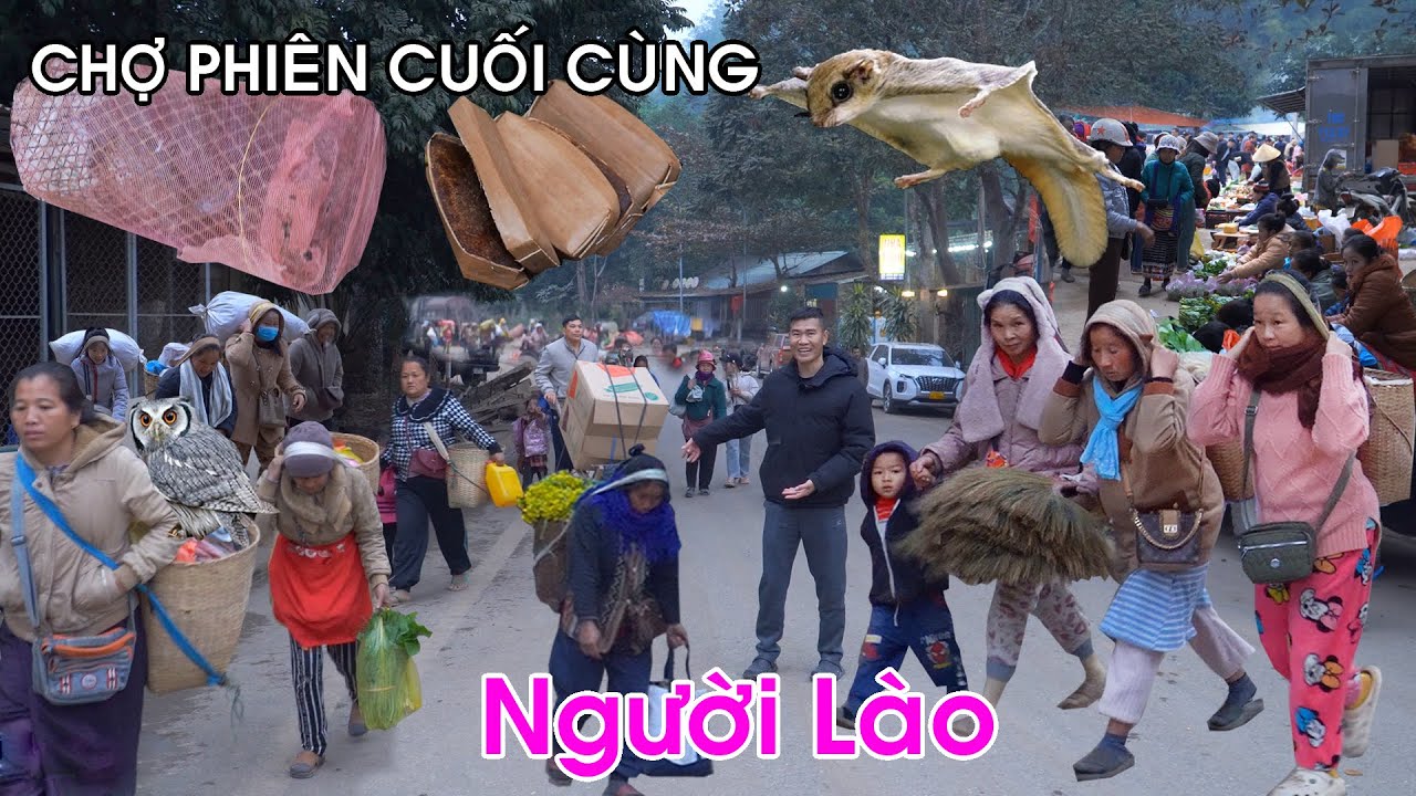 Dân Lào ồ ạt chạy qua biên giới bán đủ thứ kỳ lạ - Chợ phiên Na Mèo ngày giáp Tết | LAM SƠN TV