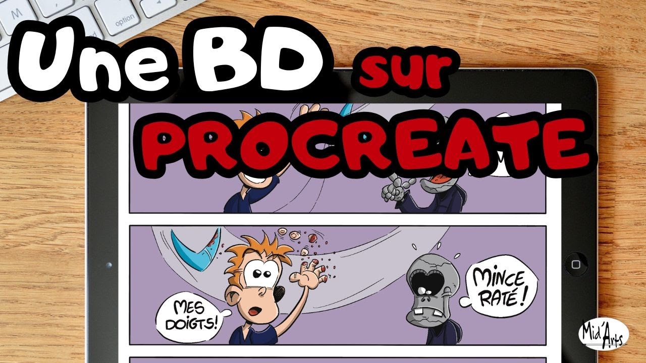 Comment faire une bande dessinée en utilisant PROCREATE sur IPAD (édition 2025)