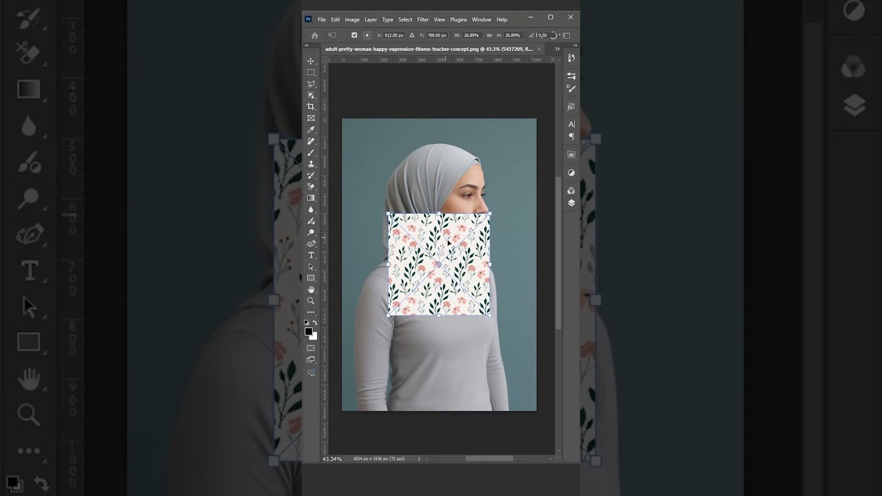 Estampa Realista em Tecidos no Photoshop (Tutorial R&aacute;pido) #photoshop #edi&ccedil;&atilde;odeimagem #design