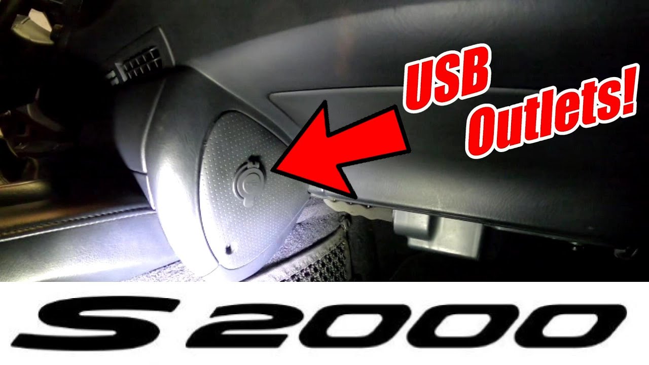 USB Power Outlet Install - Honda S2000