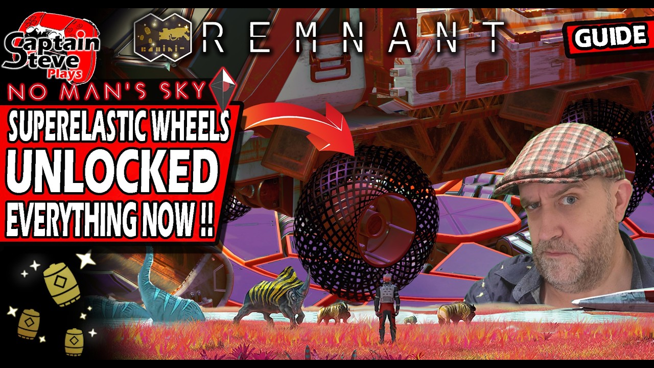 No Man's Sky — Разблокировка косметических предметов для Колосса — Суперэластичные колеса, 50 рад...