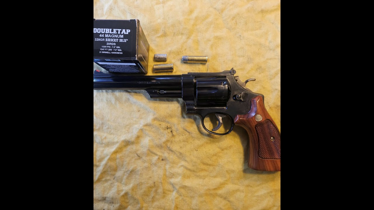 Патрон 44 Magnum для пистолета, для охоты на крупную дичь/медведя, демонстрационный, 320 гран, тв...