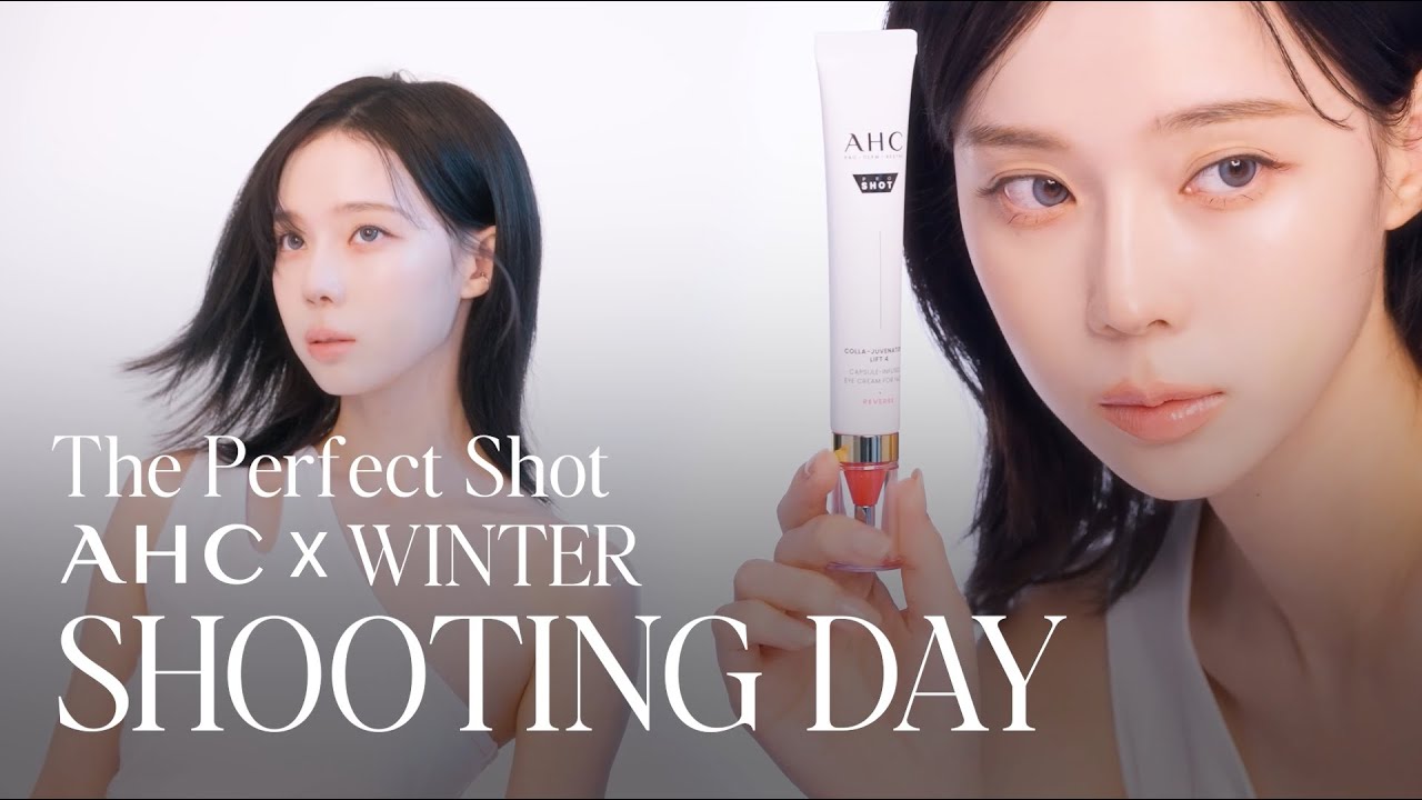 AHC X WINTER | NEW 글로벌 앰배서더 윈터 T-SHOT 광고 촬영 현장 비하인드