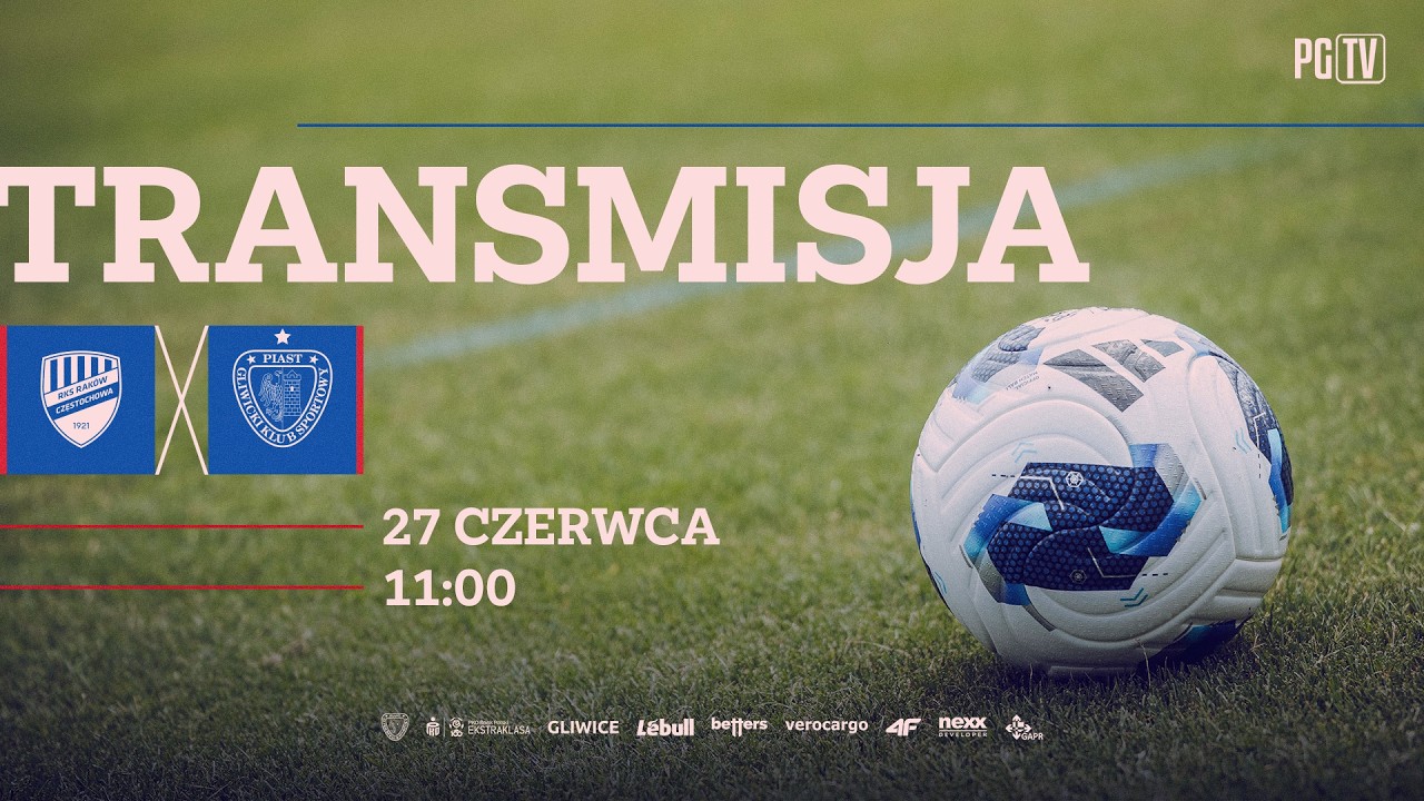 LIVE 🔴| MECZ: RAK&Oacute;W CZĘSTOCHOWA 🆚PIAST GLIWICE | SPARING