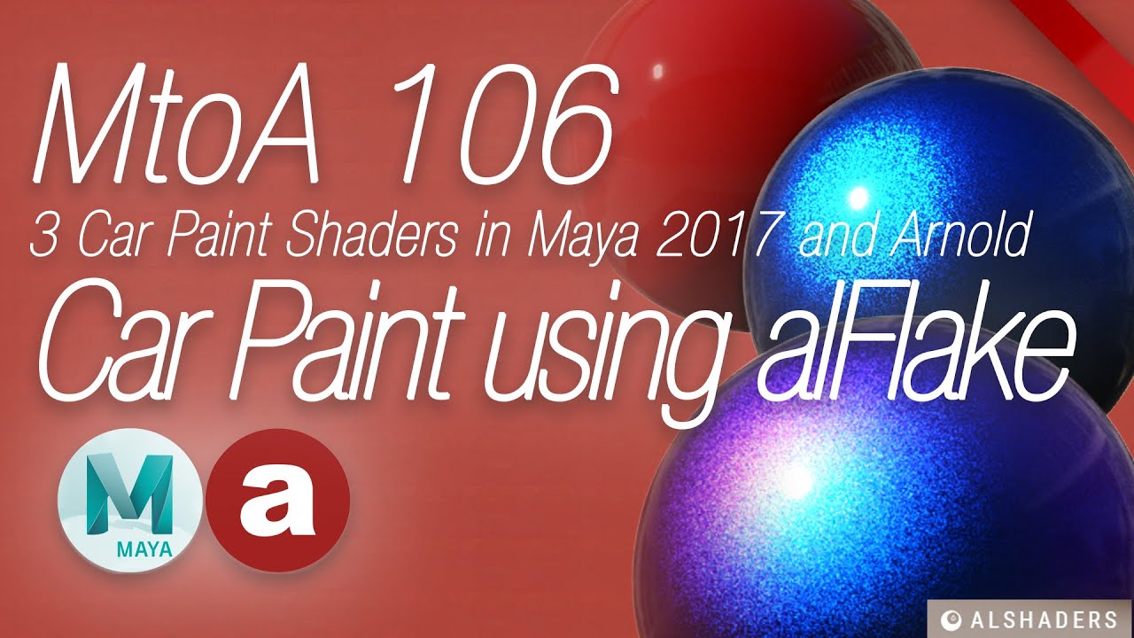 Car Paint with aiFlake | Arnold / Maya
