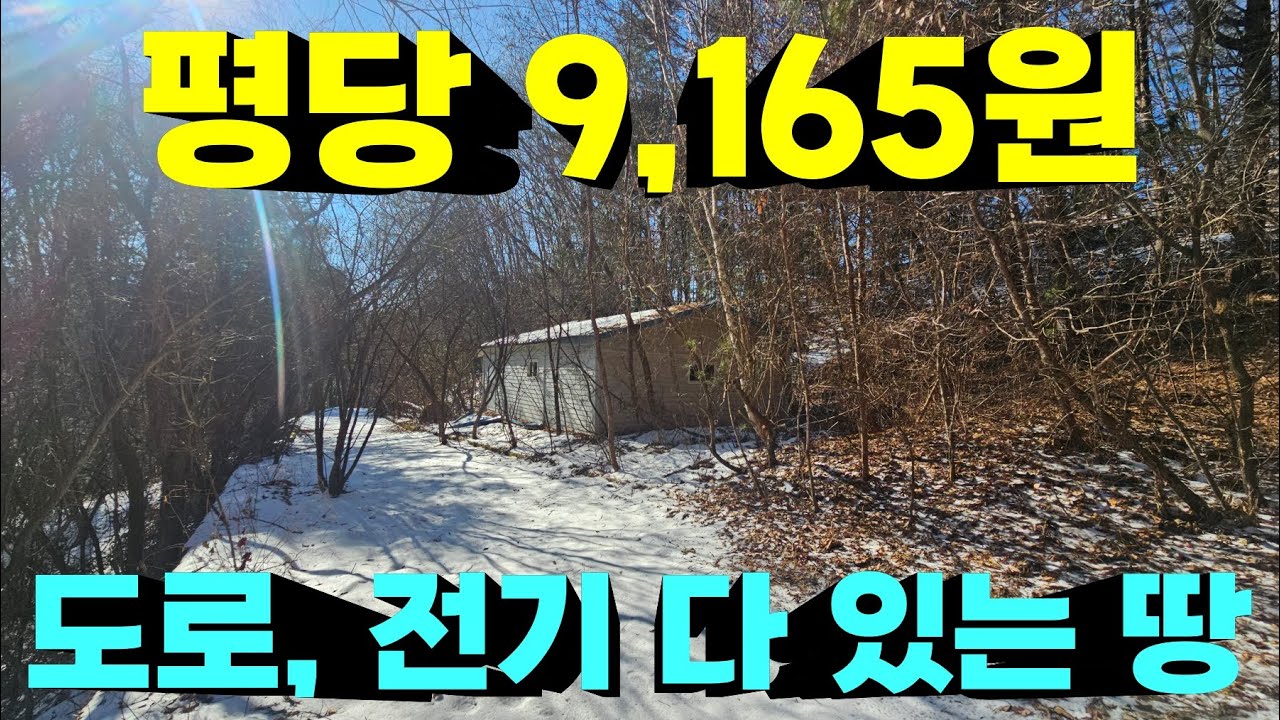 938평이 850만원이예요! 제가 직접 가봤습니다. 평당 9,165원 땅! 맹지X, 도로O