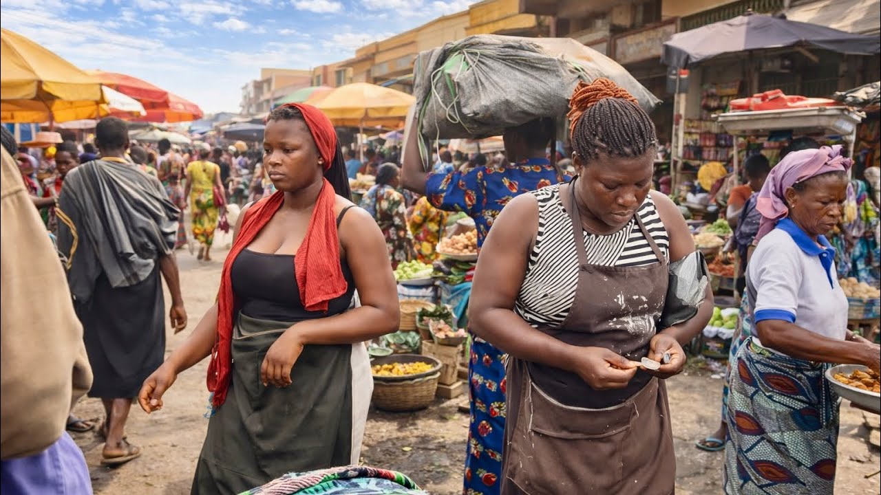 Walking on DANTOKPA Market Cotonou in Benin 🇧🇯 @mhbvlog 