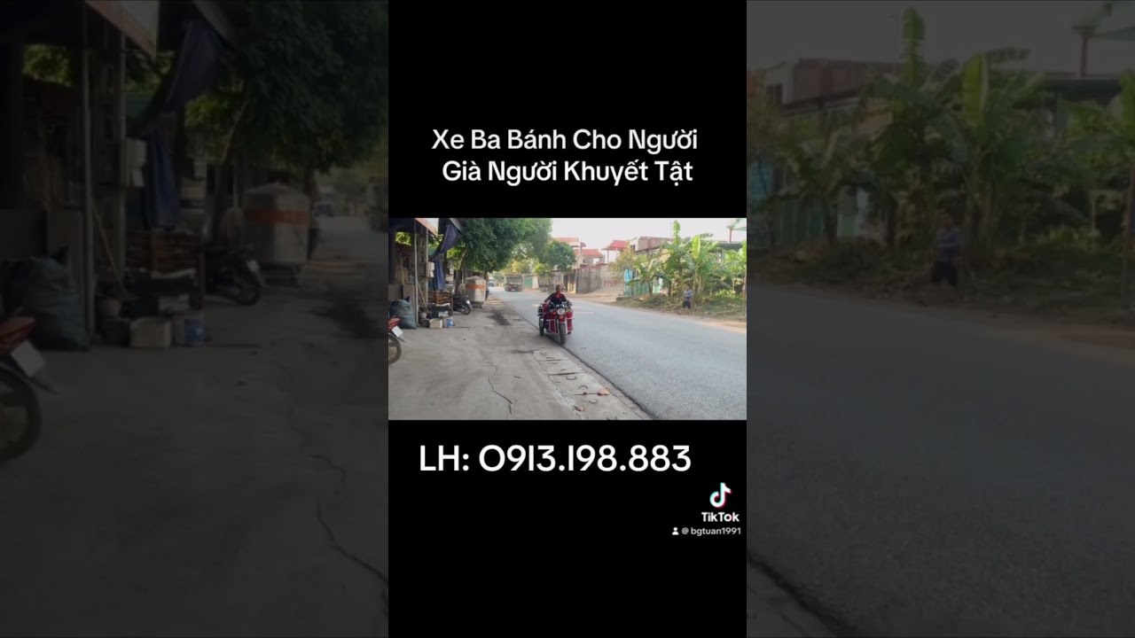 Xe ba b&aacute;nh cho người gi&agrave; #xebabanh #xe3banh