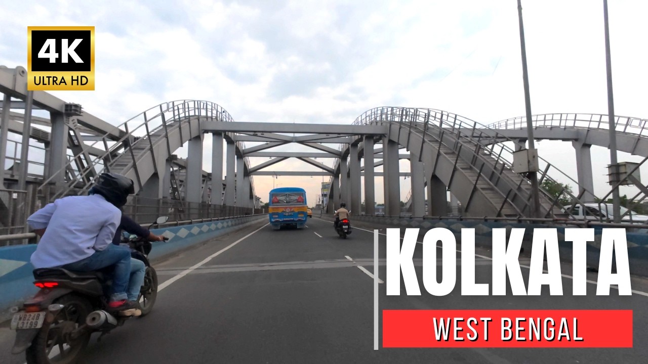 【India Drive 4K】Kolkata | Baranagar to Esplanade｜2025
