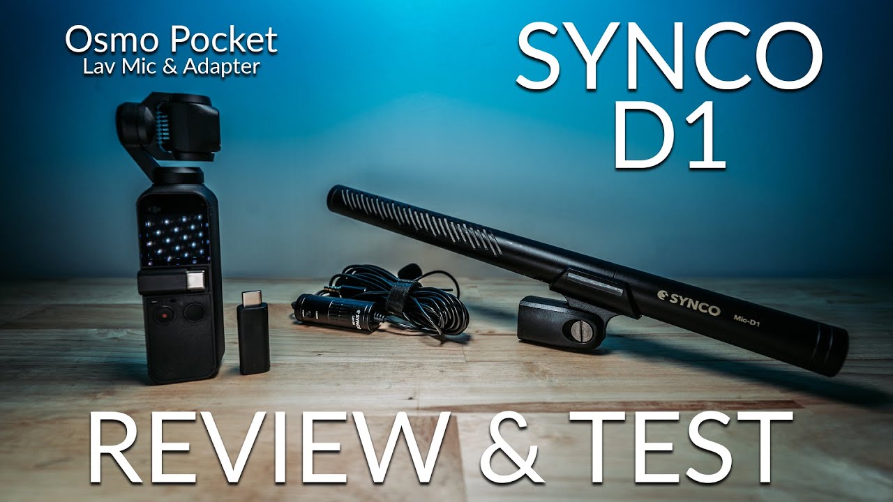 SYNCO D1 Microphone & S6P Osmo Pocket lav, S6 & S6M lav mic