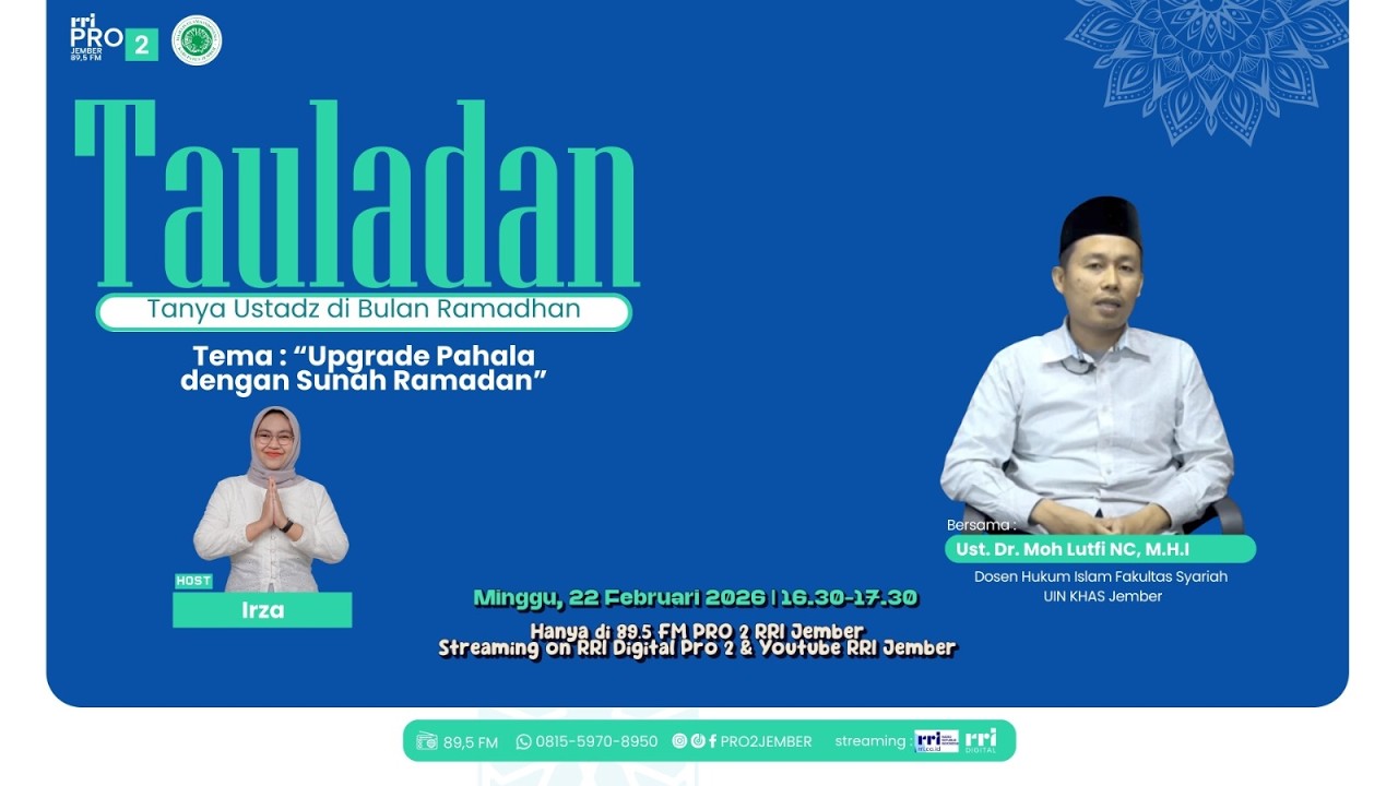 TAULADAN | UPGRADE PAHALA DENGAN SUNAH RAMADHAN