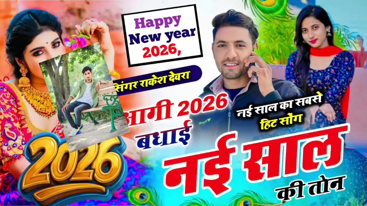 Happy New Year 2026 Song~बधाई नई साल की तोन।। Singer Rakesh Devra ‎@singerrakeshdevra⁩  #rakeshdevra